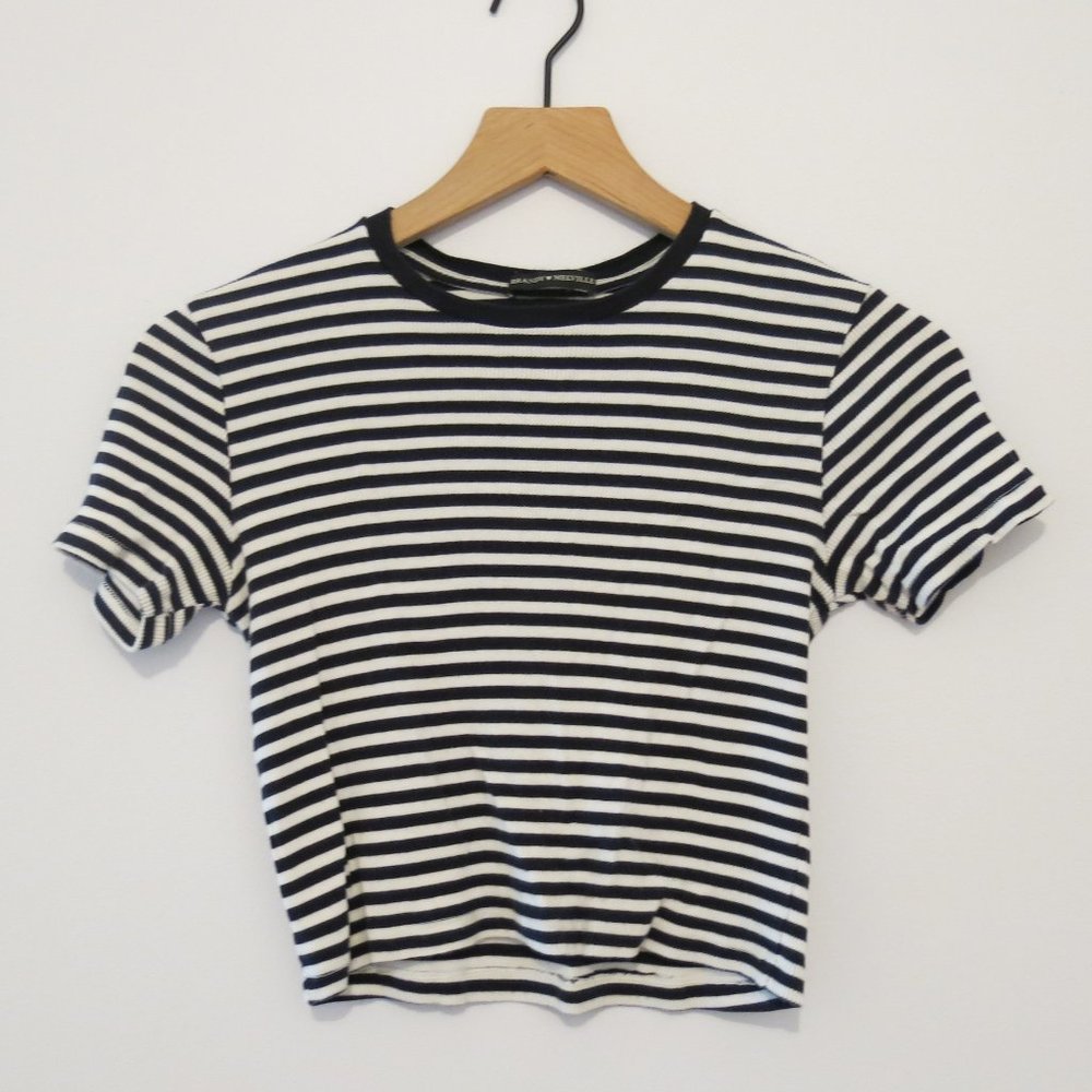 Bundle of Striped Crop Tops/Tees